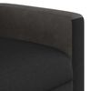 vidaXL Sill&oacute;n reclinable elevable tela negro