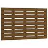 vidaXL Cabecero cama pared madera maciza pino marr&oacute;n miel 106x3x63 cm