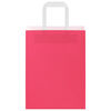 vidaXL Bolsas de papel con asas 50 uds rosa 21x11x28 cm