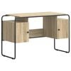 vidaXL Escritorio con almacenamiento Roble Sonoma 120 x 50,5 x 75,5 cm