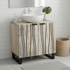 vidaXL Gabinete de Lavabo para Baño con estante 62 x 33 x 58 cm