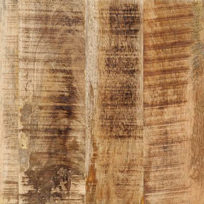 vidaXL Mesa tocador madera maciza mango rugosa y hierro 105x35x75 cm