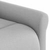 vidaXL Sill&oacute;n de masaje reclinable de pie de tela gris nube