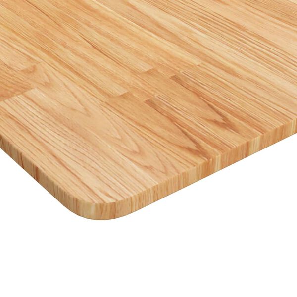 vidaXL Encimera de ba&ntilde;o marr&oacute;n claro madera maciza tratada 80x40x1,5cm