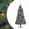vidaXL &Aacute;rbol de Navidad artificial preiluminado con juego de bolas PET
