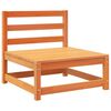 vidaXL Juego de sof&aacute;s de jard&iacute;n 6 pzas madera maciza pino marr&oacute;n cera