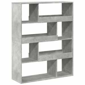 vidaXL Separador de ambientes madera gris hormig&oacute;n 100x33x125,5 cm