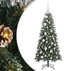 vidaXL &Aacute;rbol de Navidad artificial Verde 120 cm PVC, Pl&aacute;stico y Acero