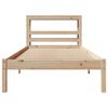 vidaXL Estructura de cama sin colch&oacute;n madera maciza de pino 90x200 cm