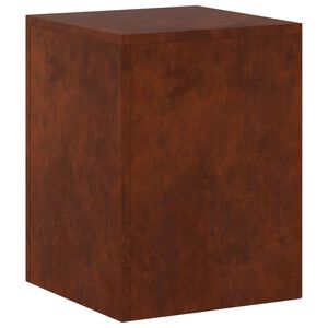 vidaXL Soporte de plantas Oxidado 30 x 30 x 40 cm Acero oxidado