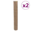 vidaXL Rollos de yute 2 unidades 1x50 m 100% yute 200 gsm