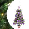 vidaXL &Aacute;rbol de Navidad con 150 LED con soporte Verde 65 cm PE
