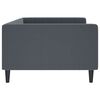 vidaXL Sof&aacute; cama sin colch&oacute;n terciopelo gris oscuro 100x200 cm