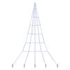vidaXL &Aacute;rbol de Navidad LED con estacas de tierra Azul 306 cm Metal