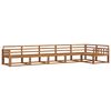 vidaXL Conjunto de sof&aacute;s de exterior 6 pcs Natural