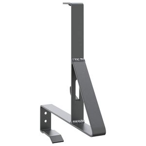 vidaXL Soporte para Guardia de Nieve Antracita 29,5 x 3 x 34,5 cm