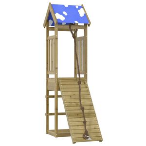 vidaXL Parque infantil de exterior madera de pino impregnada