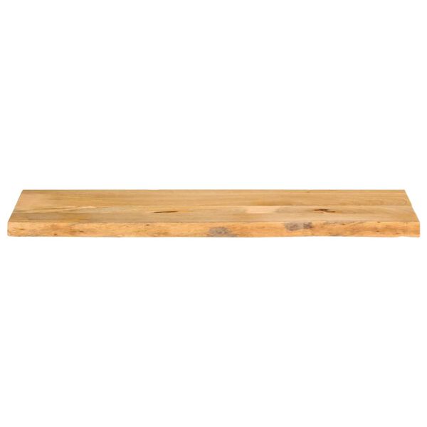 vidaXL Tablero de mesa borde natural madera maciza mango 140x20x2,5 cm