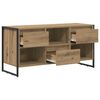 vidaXL Gabinete de TV con caj&oacute;n Roble Artesanal 100 x 36 x 49,5 cm