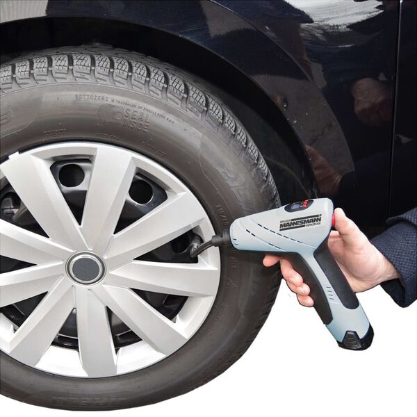 Br&uuml;der Mannesmann Bomba de aire sin cable iones de litio 12 V