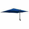 vidaXL Parasol de jardín Azul azur 248.5 x 247.5 x 160 cm tela