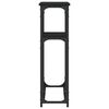 vidaXL Mesa consola madera de ingenier&iacute;a negra 90x22,5x75 cm