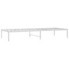 vidaXL Estructura de cama sin colch&oacute;n metal blanco 80x200 cm