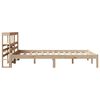 vidaXL Estructura de cama sin colch&oacute;n madera de pino blanco 150x200 cm