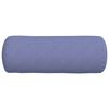 vidaXL Cojines Bolster 2 pcs Azul jeans Ø 25 x 70 cm tela