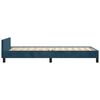 vidaXL Estructura de cama sin colch&oacute;n terciopelo azul oscuro 100x200cm