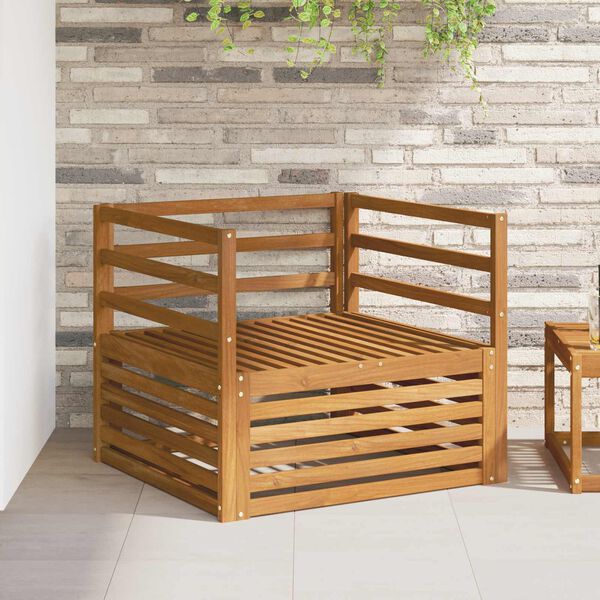 vidaXL 2 Pieza Sof&aacute; con reposabrazos Natural