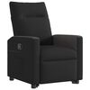 vidaXL Sill&oacute;n reclinable elevable tela negro