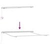 vidaXL Toldo Manual Gris Claro 300 x 250 x 165 cm Poli&eacute;ster