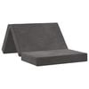 vidaXL Sof&aacute; Cama Plegable 100 x 67 x 45 cm Gris oscuro