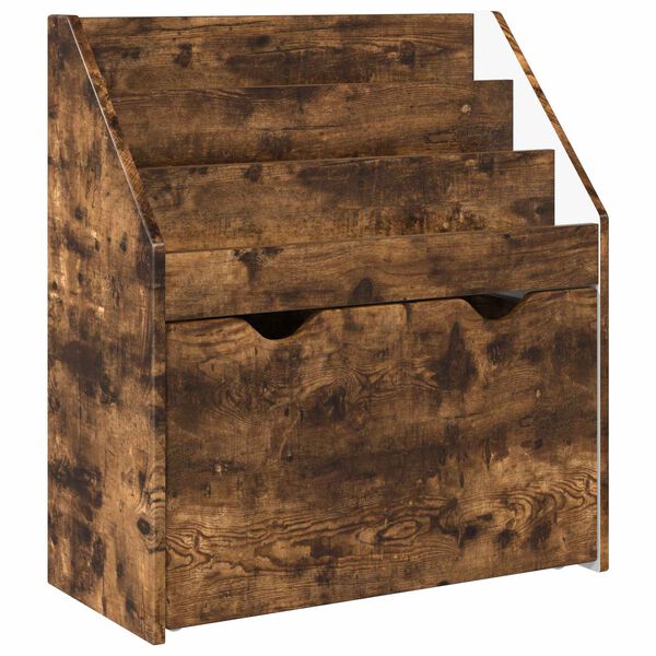 vidaXL Estanter&iacute;a para Ni&ntilde;os con caj&oacute;n Roble ahumado 60 x 29,5 x 69 cm