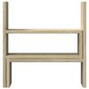 vidaXL Organizador de escritorio ajustable roble Sonoma 40x17x41 cm