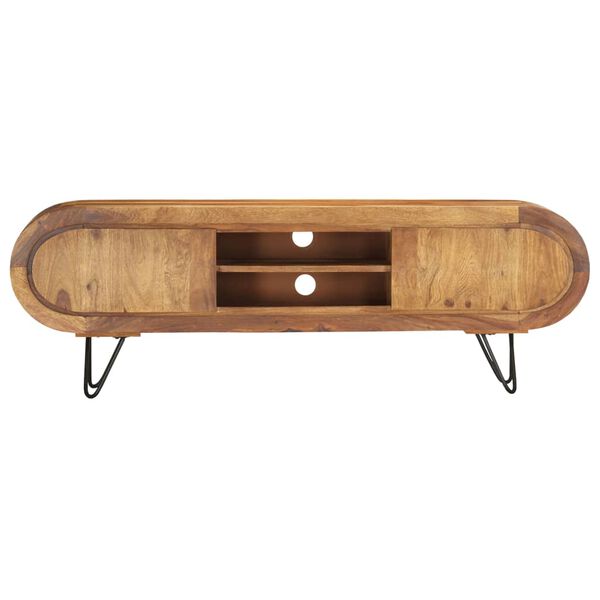 vidaXL Mueble para TV madera maciza de acacia 140x30x45 cm