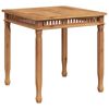 vidaXL Mesa de comedor de jard&iacute;n madera maciza de teca 80x80x80 cm