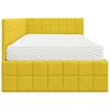 vidaXL Estructura de Cama Esquina con Colch&oacute;n Manual 2 pcs Amarillo
