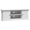 vidaXL Mueble para TV madera de ingenier&iacute;a blanco 110x30x41 cm