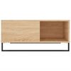 vidaXL Mesa de centro madera contrachapada roble Sonoma 80x80x36,5 cm