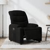 vidaXL Sill&oacute;n reclinable el&eacute;ctrico de tela negro