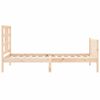 vidaXL Estructura de cama sin colch&oacute;n madera maciza de pino 100x200 cm