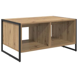 vidaXL Mesa de Caf&eacute; Roble artisan 80 x 50 x 40 cm Madera de ingenier&iacute;a