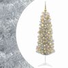 vidaXL &Aacute;rbol de Navidad artificial estrecho con bolas 150 cm 150 LED