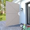 vidaXL Toldo lateral plegable terraza color crema 240x160 cm