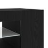 vidaXL Mueble de TV Roble Negro 90 x 39 x 30 cm Madera de ingenier&iacute;a