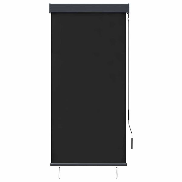 vidaXL Estor enrollable de exterior gris antracita 80x250 cm