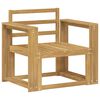 vidaXL Conjunto de sof&aacute;s de exterior Madera de Acacia S&oacute;lida Blanco