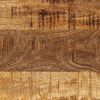 vidaXL Mesas apilables 3 piezas madera maciza de mango rugosa